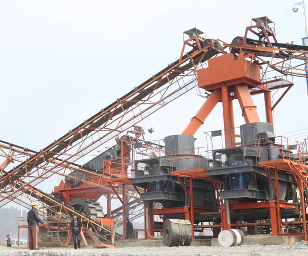 a Pebble Crushing Plant