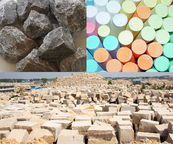 Raw Material For Ground Calcium Carbonate Powder Production
