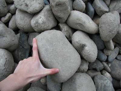 What are river pebbles used for