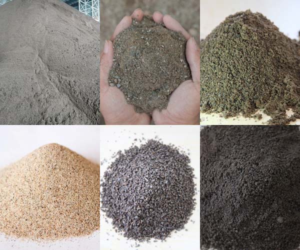 Types of Sand Produced
