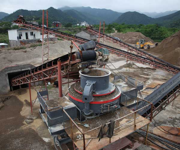 pebble crushing plant with a capacity of 100 tons an hour